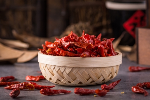 Dried Chilli Close-up